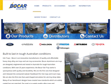 Tablet Screenshot of bocar.com.au